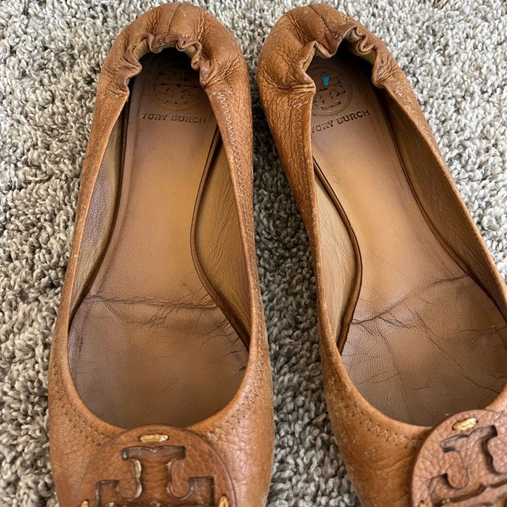 Tory Burch Reva Women's Brown Flats- 9.5- Used - Picture 4 of 4
